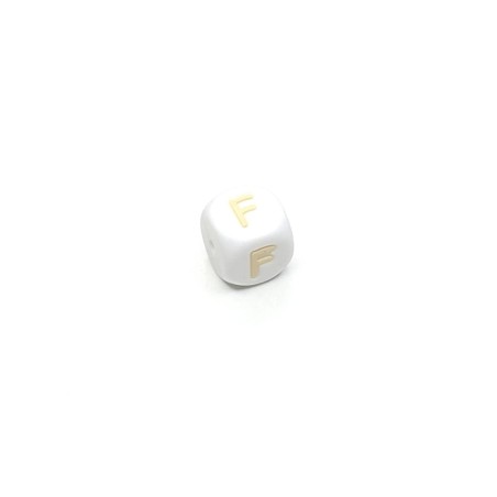 Silikonbuchstabenwürfel 12mm BEIGE