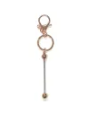 Key Ring TO BE CUSTOMIZED ROSE GOLD COLOR
