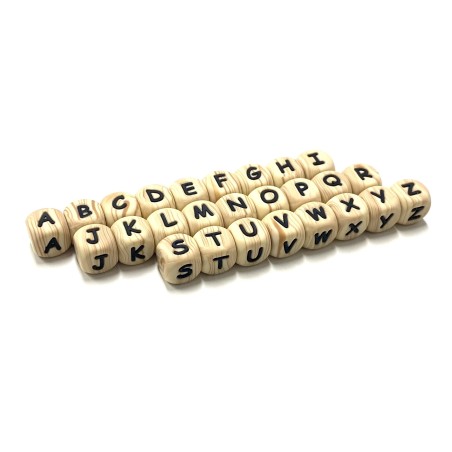 Letters SILICONE WOOD EFFECT 12mm