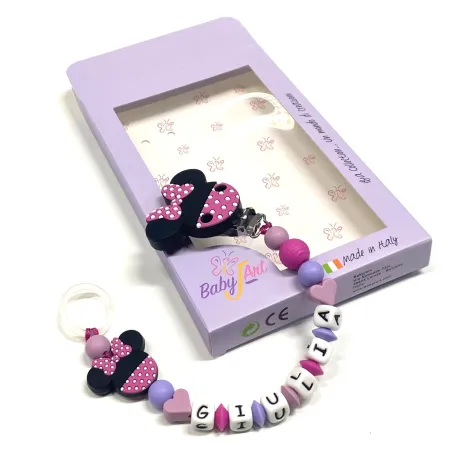 Chupeta de Silicone Personalizada com Nome | Segura