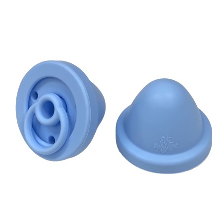 PERSONNALISER Sucette en silicone BLEU PASTEL