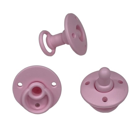 PERSONALIZE Chupeta de silicone ROSA CLARO