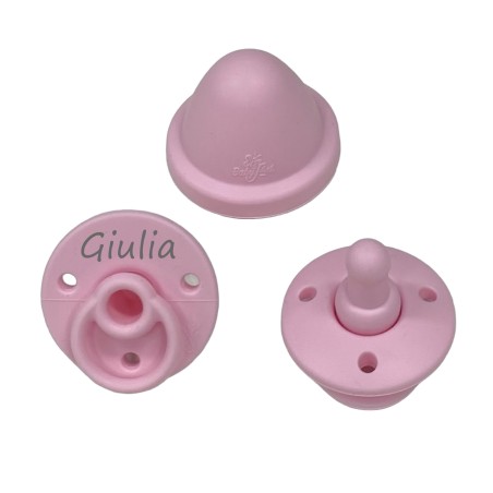 PERSONALIZE Chupeta de silicone ROSA CLARO