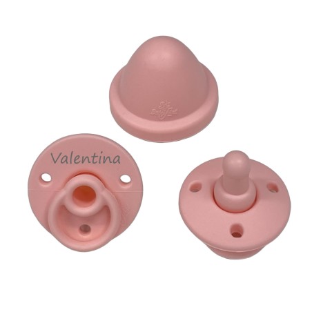 CUSTOMIZE Silicone pacifier PASTEL PINK