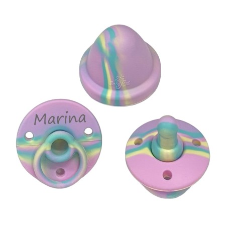 CUSTOMIZE Silicone pacifier PASTEL