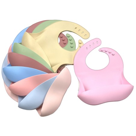 CUSTOMIZE Silicone Bib LIGHT PINK