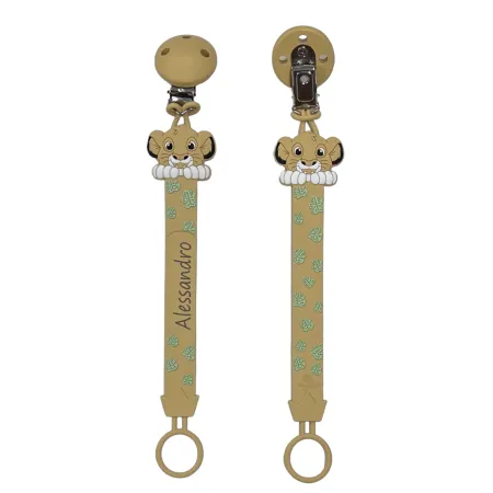 Catenella Portaciuccio FLAT in Silicone Personalizzata | BabyJart