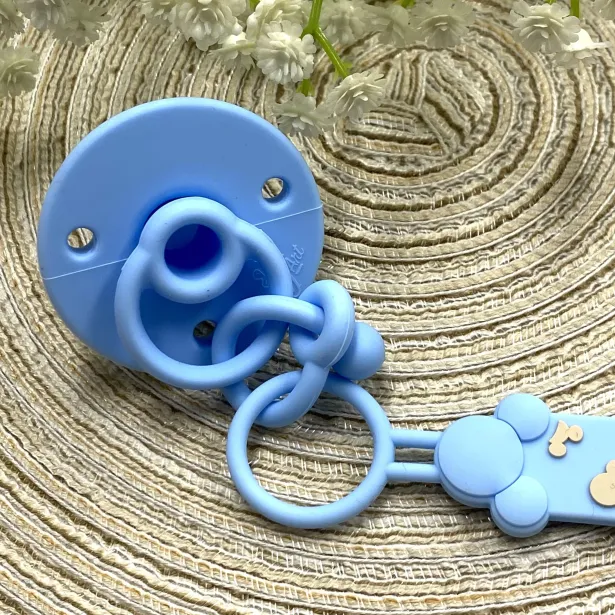 Corrente de Chupeta FLAT de Silicone Personalizada | BabyJart
