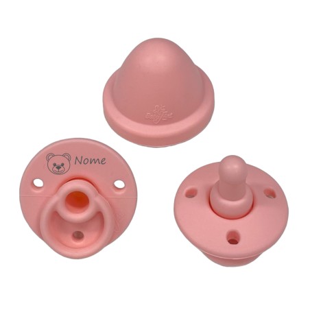 CUSTOMIZE Silicone pacifier PASTEL PINK