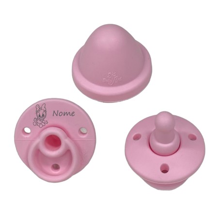 PERSONALIZE Chupeta de silicone ROSA CLARO