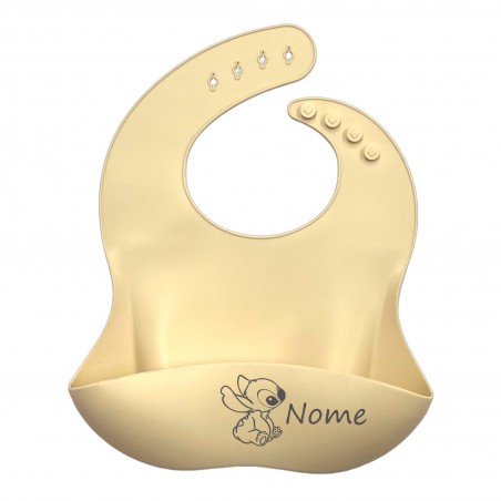 CUSTOMIZE Silicone Bib BEIGE