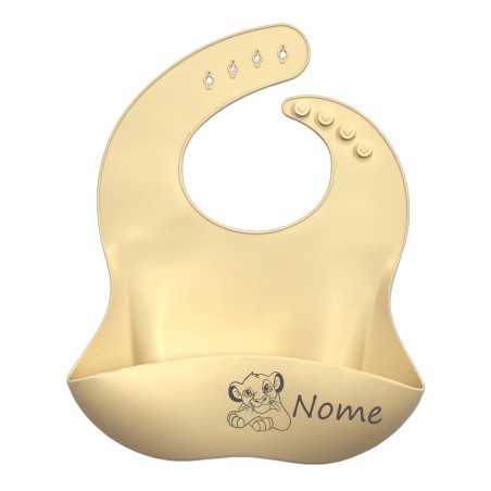 CUSTOMIZE Silicone Bib BEIGE