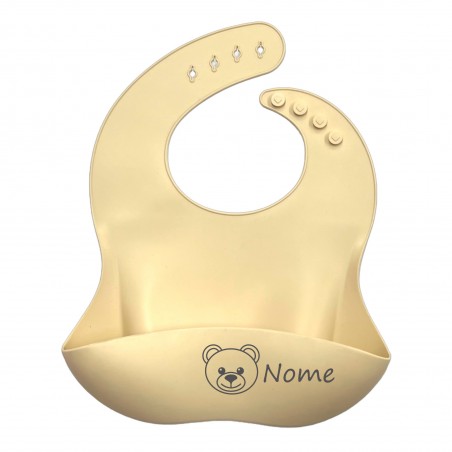 PERSONALIZE Babete de silicone BEIGE