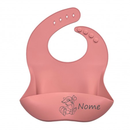 CUSTOMIZE Silicone Bib BLUSH