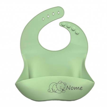 CUSTOMIZE Silicone Bib SAGE