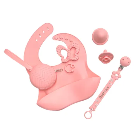Attache-Sucette en Silicone Personnalisée avec Nom | Sûre