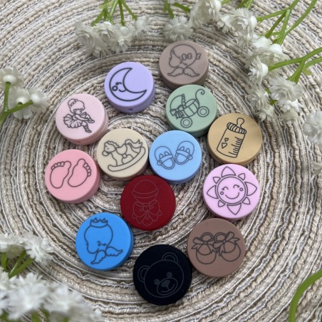 Perlas Personalizado IMAGE SEULEMENT Rond 20MM