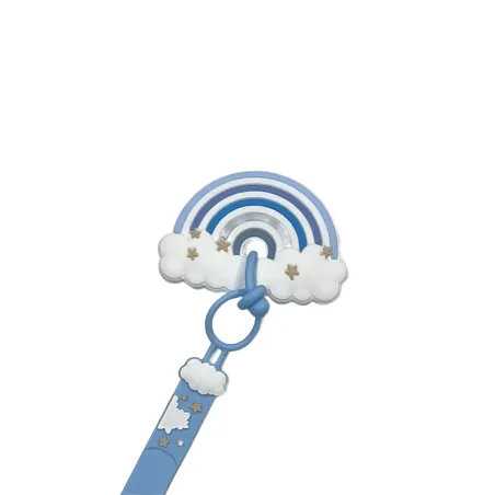 Prendedor de chupeta FLAT de Silicone Personalizada | BabyJart