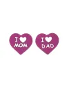 HEART I Love Mom/I Love Dad
