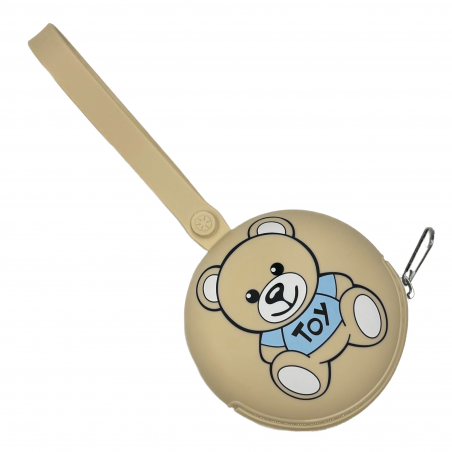 Pacifier Chain Case Round with PRINT