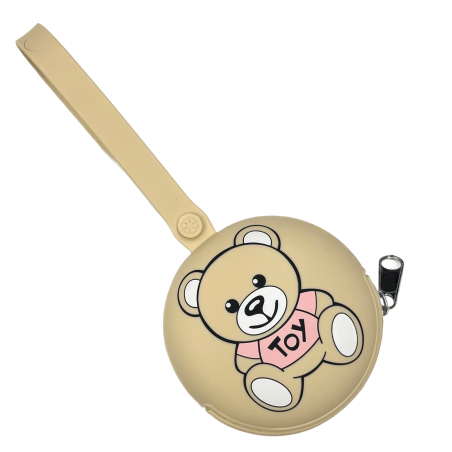 Pacifier Chain Case Round with PRINT