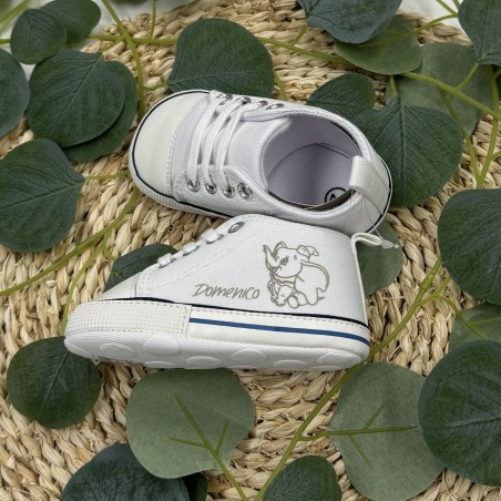 Chaussons Bébé en Coton Personnalisés avec Prénom | Cadeau Naissance