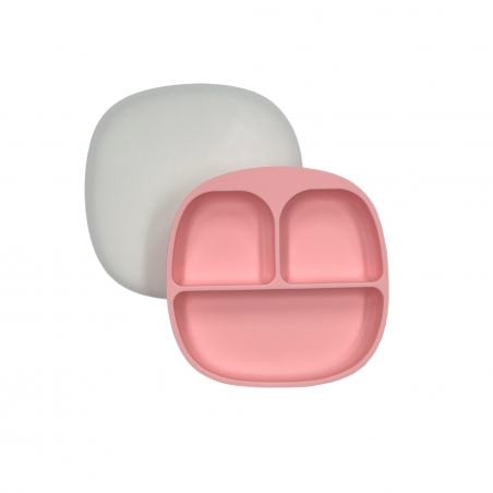 Assiette en Silicone Personnalisée avec Nom et Image | Bébé