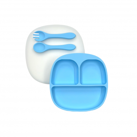 Prato de Silicone com Nome e Imagem Personalizados