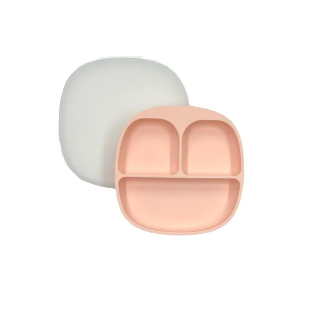 Assiette en Silicone Personnalisée avec Nom et Image | Bébé