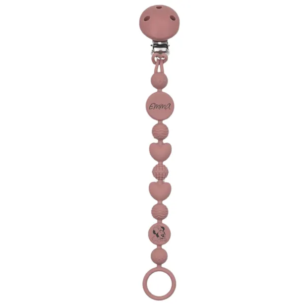 Catenella Portaciuccio BUBBLE in Silicone Personalizzata