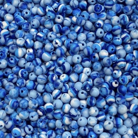 KIT 30 pcs 09mm Silicone Beads