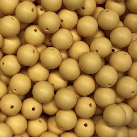 KIT 30 pcs 15mm Silicone Beads