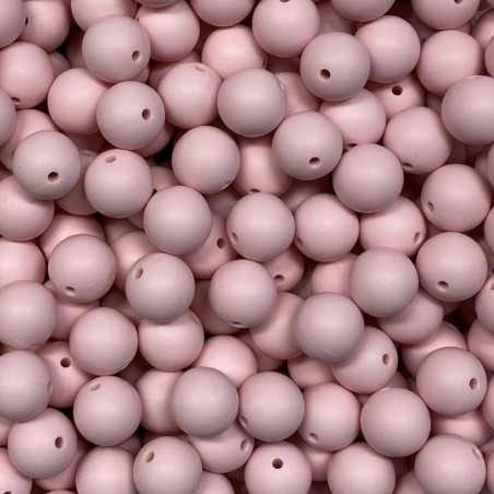 KIT 30 pcs 15mm Silicone Beads