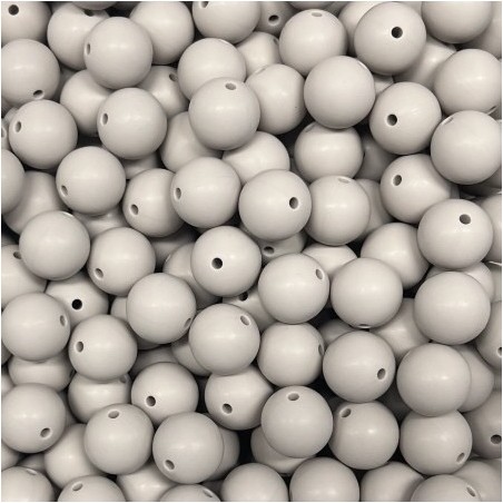 KIT 30 pcs 15mm Silicone Beads