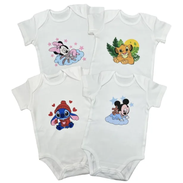 Personalized Cotton Baby Bodysuit with Name | Newborn Gift