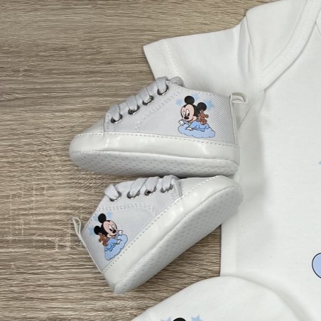 Chaussons Bébé en Coton Personnalisés avec Prénom | Cadeau Naissance