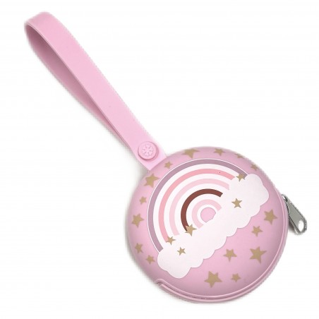 Pacifier Chain Case Round with PRINT