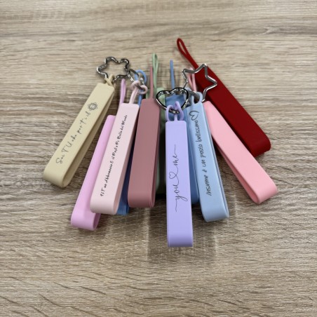 PORTE-CLÉS EN SILICONE À PERSONNALISER
