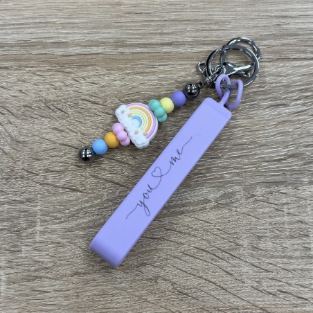 PORTE-CLÉS EN SILICONE À PERSONNALISER