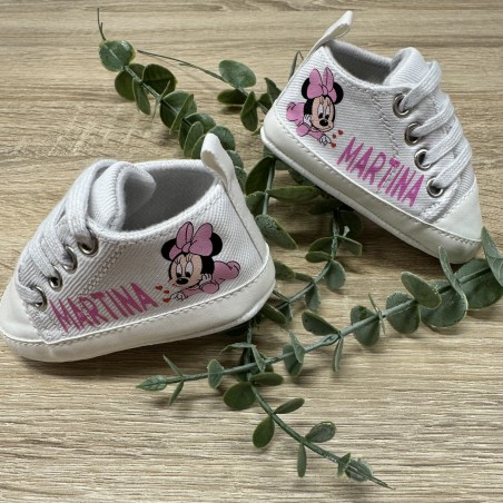 Personalized Cotton Baby Booties with Name | Newborn Gift