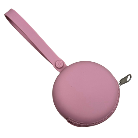 CUSTOMIZE Pacifier Chain Case Round with LASER PRINT