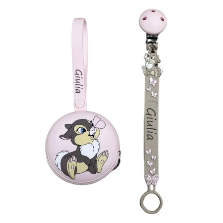 Personalisierte Silikon Schnullerkette FLAT | BabyJart