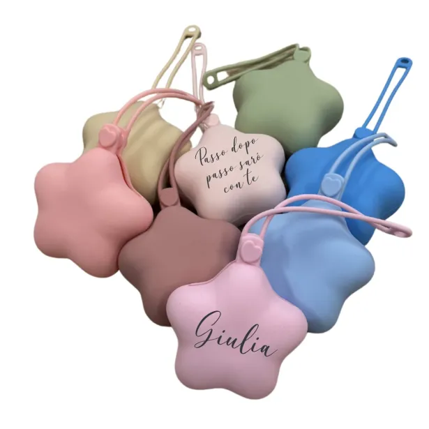 CUSTOMIZE Pacifier Chain Case Star with LASER PRINT
