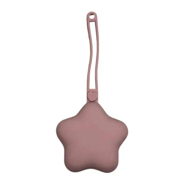 PERSONALIZZA Astuccio Catenella Portaciuccio Stella con STAMPA LASER