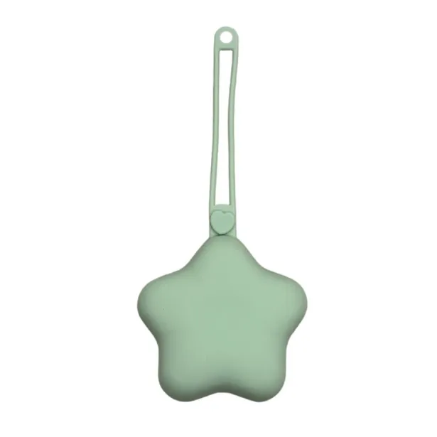 PERSONALIZE Estojo Para Corrente de Chupeta Estrela com LASER-IMPRESSÃO