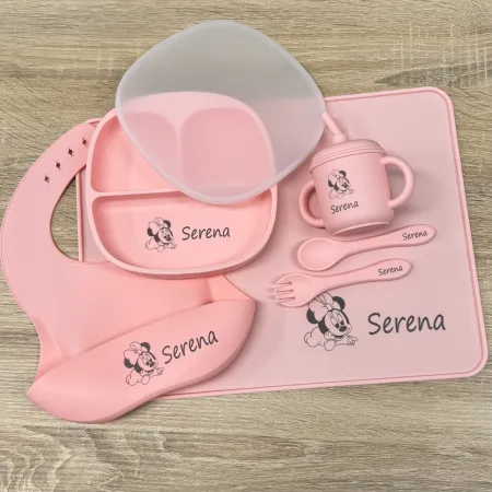 Prato de Silicone com Nome e Imagem Personalizados 2