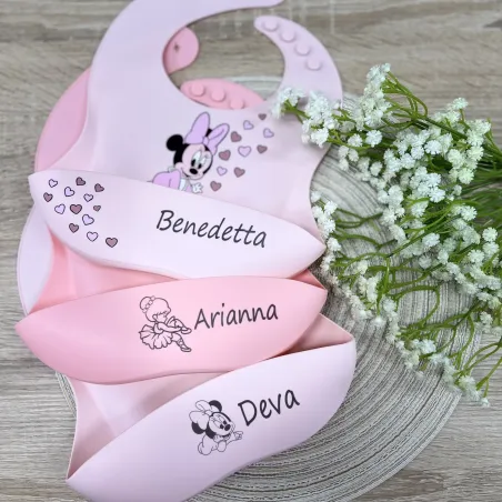 Bavoir personnalisé en silicone | BABYJART®
