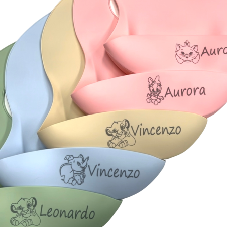 PERSONALIZZA Bavaglino in silicone