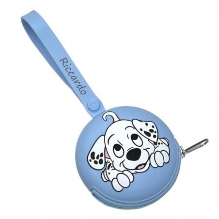 CUSTOMIZE Pacifier Chain Case Round with PRINT