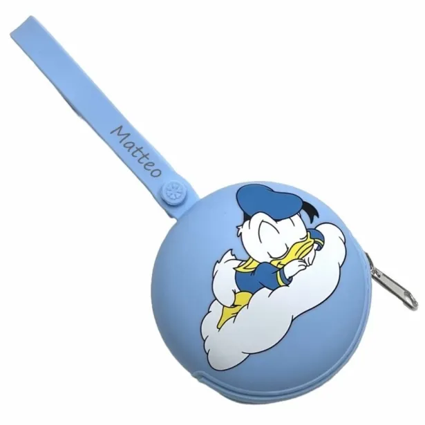 PERSONNALISER Porte-tétine Rond avec IMPRIMER